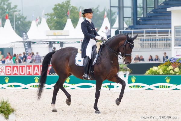 ELLERMANN, Dina - Landys Akvarel (EST). Grand Prix @ FEI European Championships, Aachen 2015. © Kylli Tedre / www.kyllitedre.com